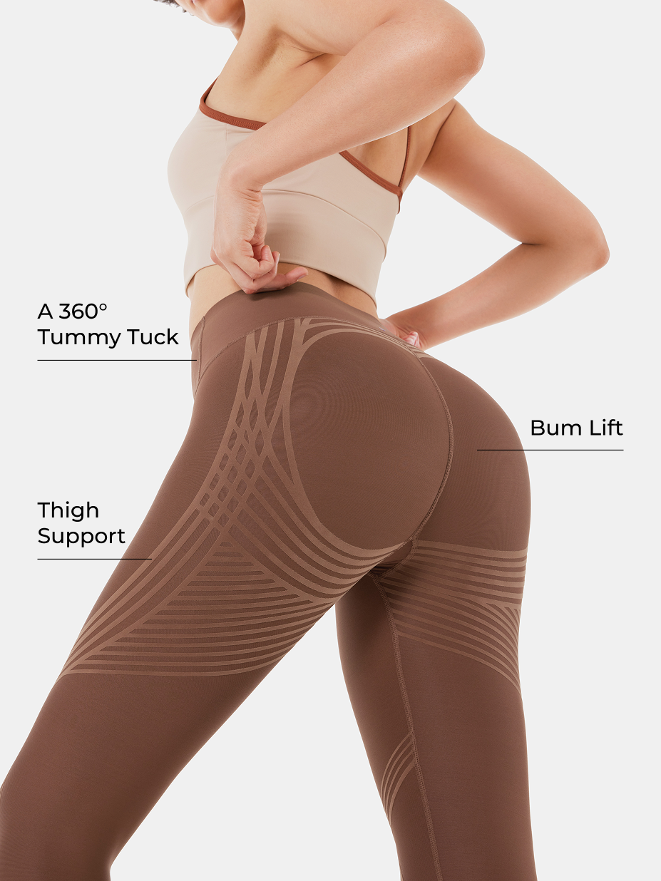 Body Sculpt 7/8 Leggings (Reversible Wear)