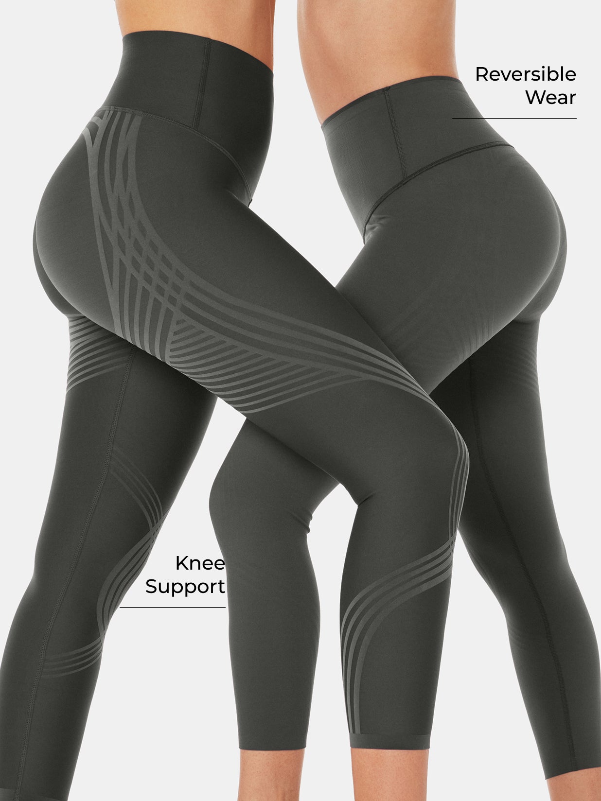 Body Sculpt 7/8 Leggings (Reversible Wear)