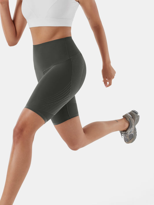 Body Sculpt 9" Biker Shorts Dark Gray