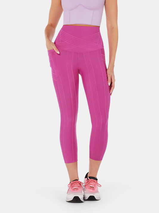 PowerBand Resistance 7/8 Leggings (Reversible Wear)