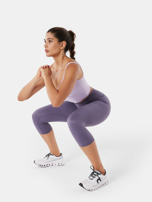 Body Sculpt Capri Leggings (Reversible Wear)