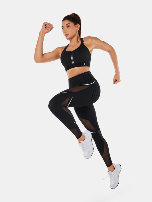 Body Sculpt Mesh Leggings