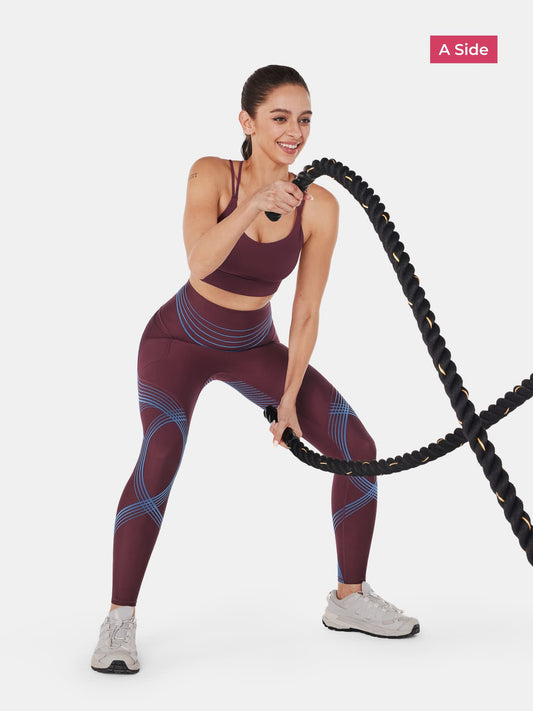 Body Sculpt Side Pocket Leggings 2.0 (Reversible Wear)