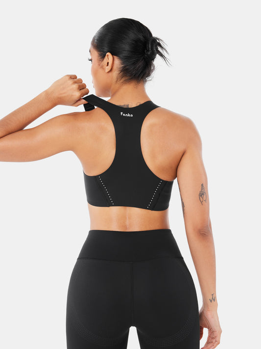SpeedDry™ Front Zip Sports Bra