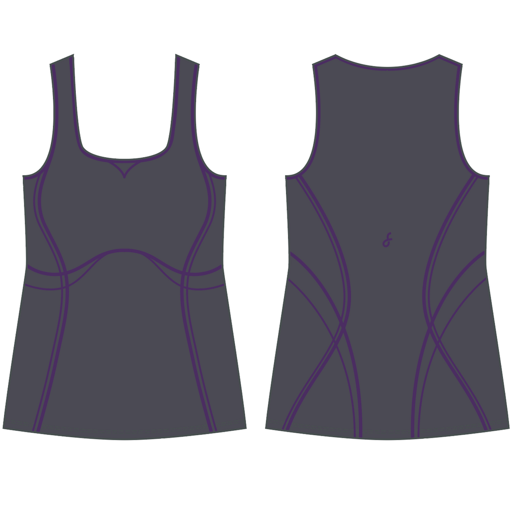 Body Sculpt Long Bra Tank, A-D Cups