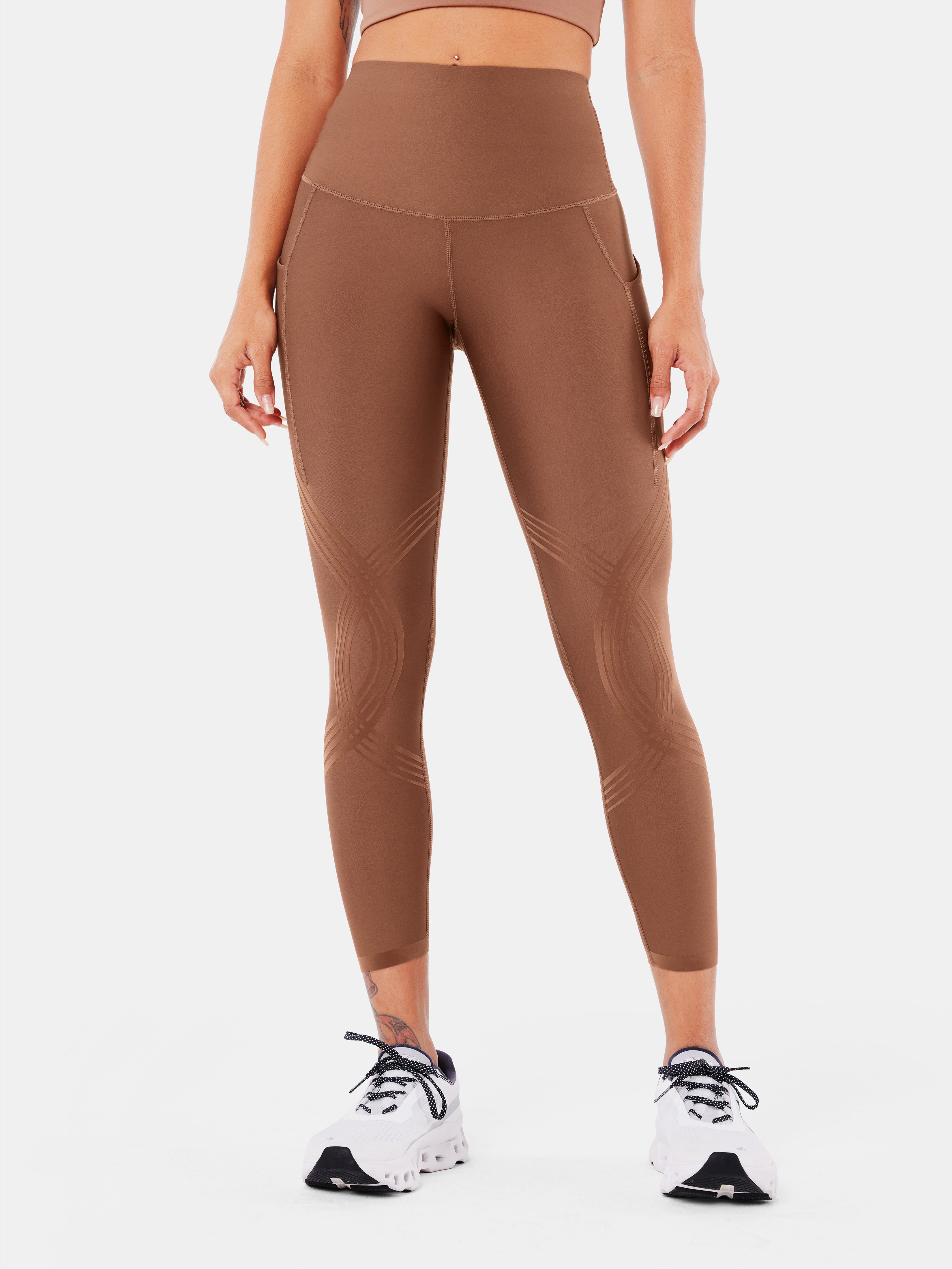 Body Sculpt Side Pocket 7/8 Leggings Clove