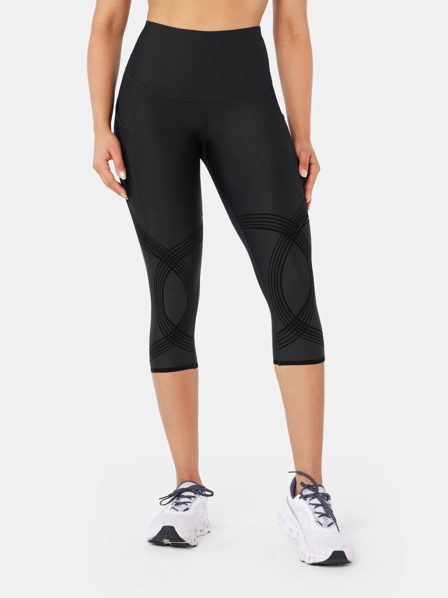 Custom Inked Popcolour Pocket Capri Leggings - Flat Supplex main image 0