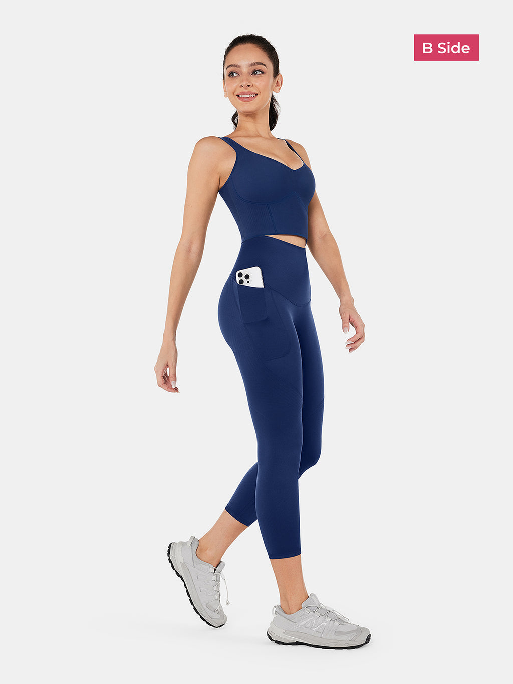 Legging 7/8 à poches latérales Body Sculpt