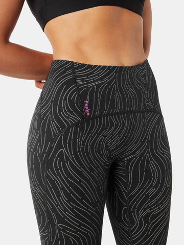 Lululemon Athletica Leopard Print Multi Color Black Active Pants Size 8 -  54% off