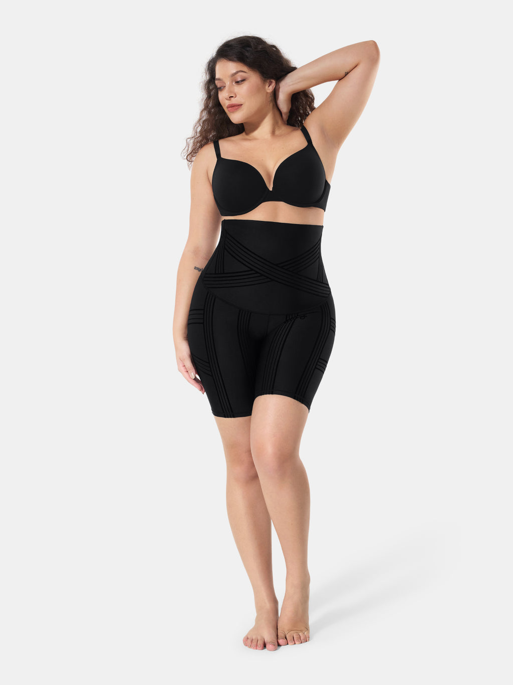 PowerBand Resistance Sporty Shaper Shorts (Reversible Wear)