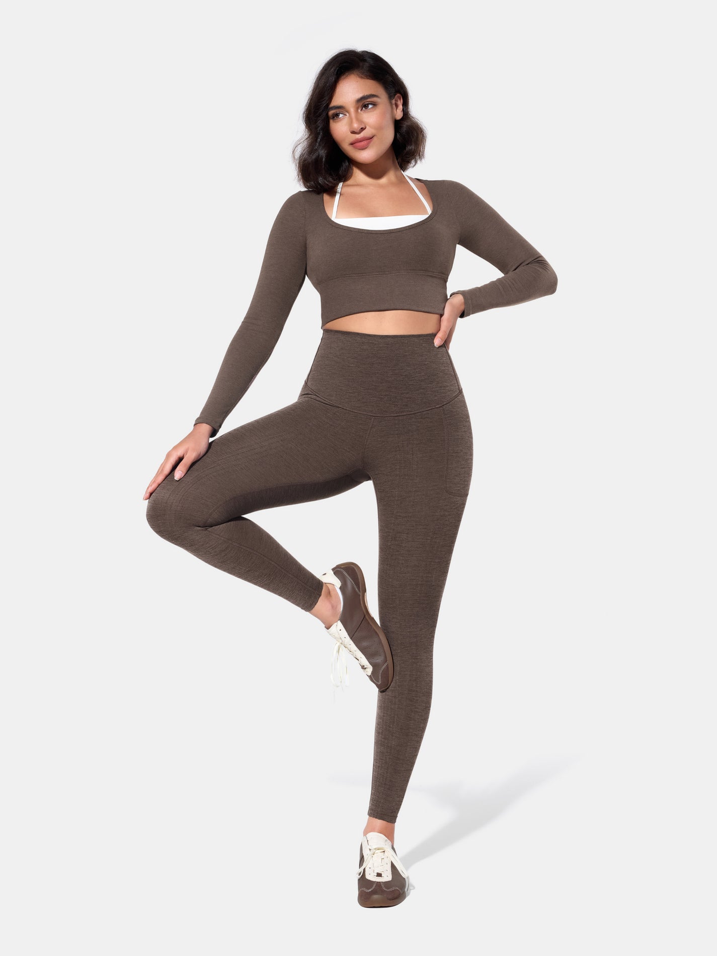 PowerBand Resistance Leggings (Reversible Wear)