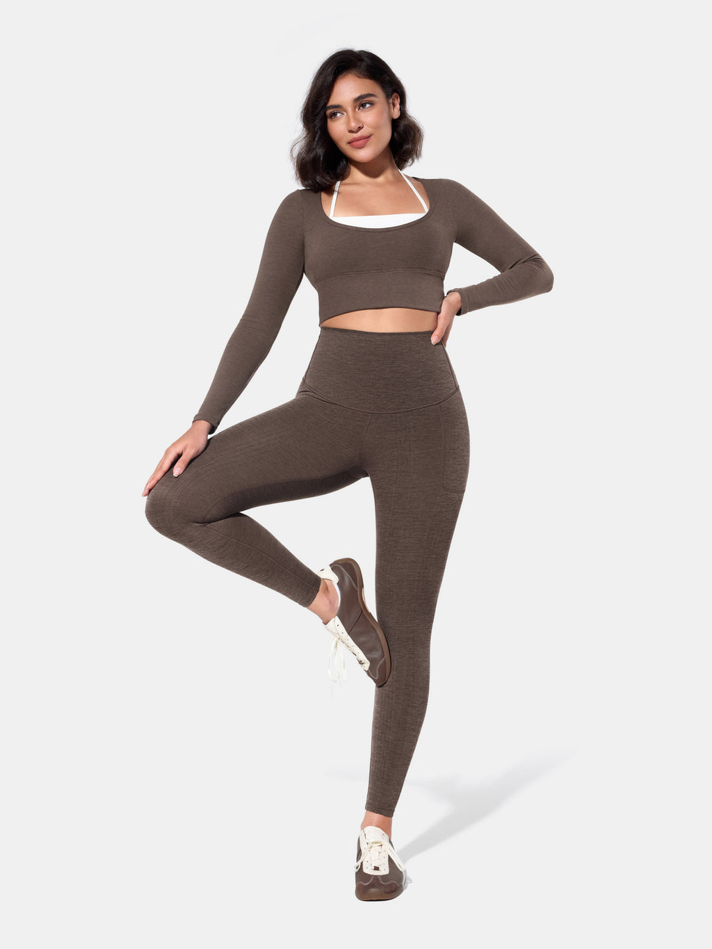 PowerBand Resistance Leggings (Reversible Wear)