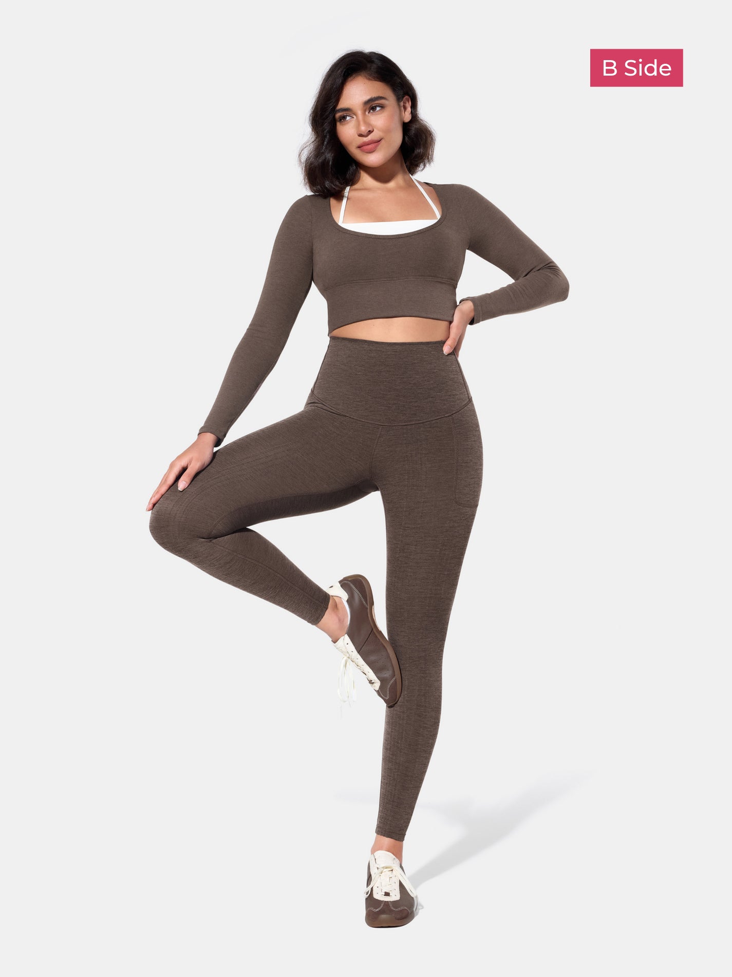 PowerBand Resistance Leggings (Reversible Wear)