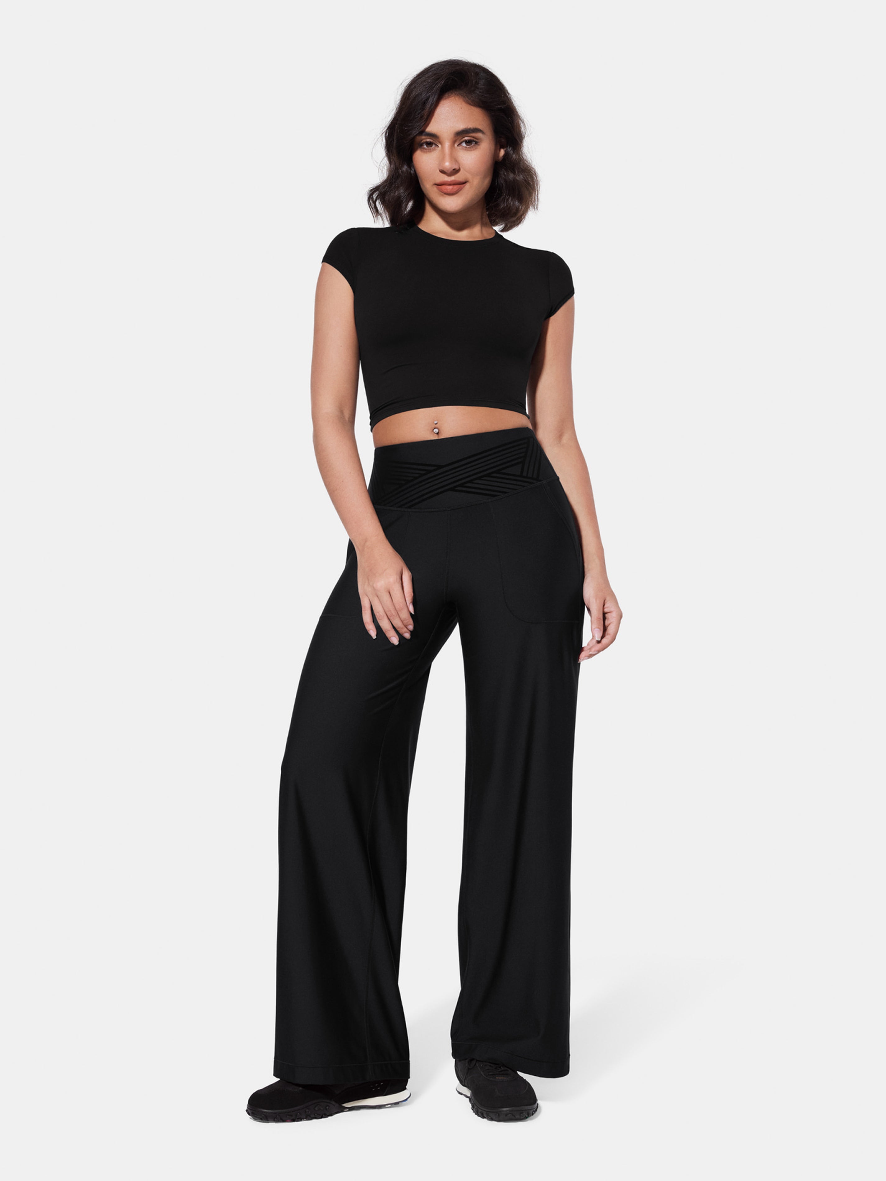 PowerBand Wide Leg Pants
