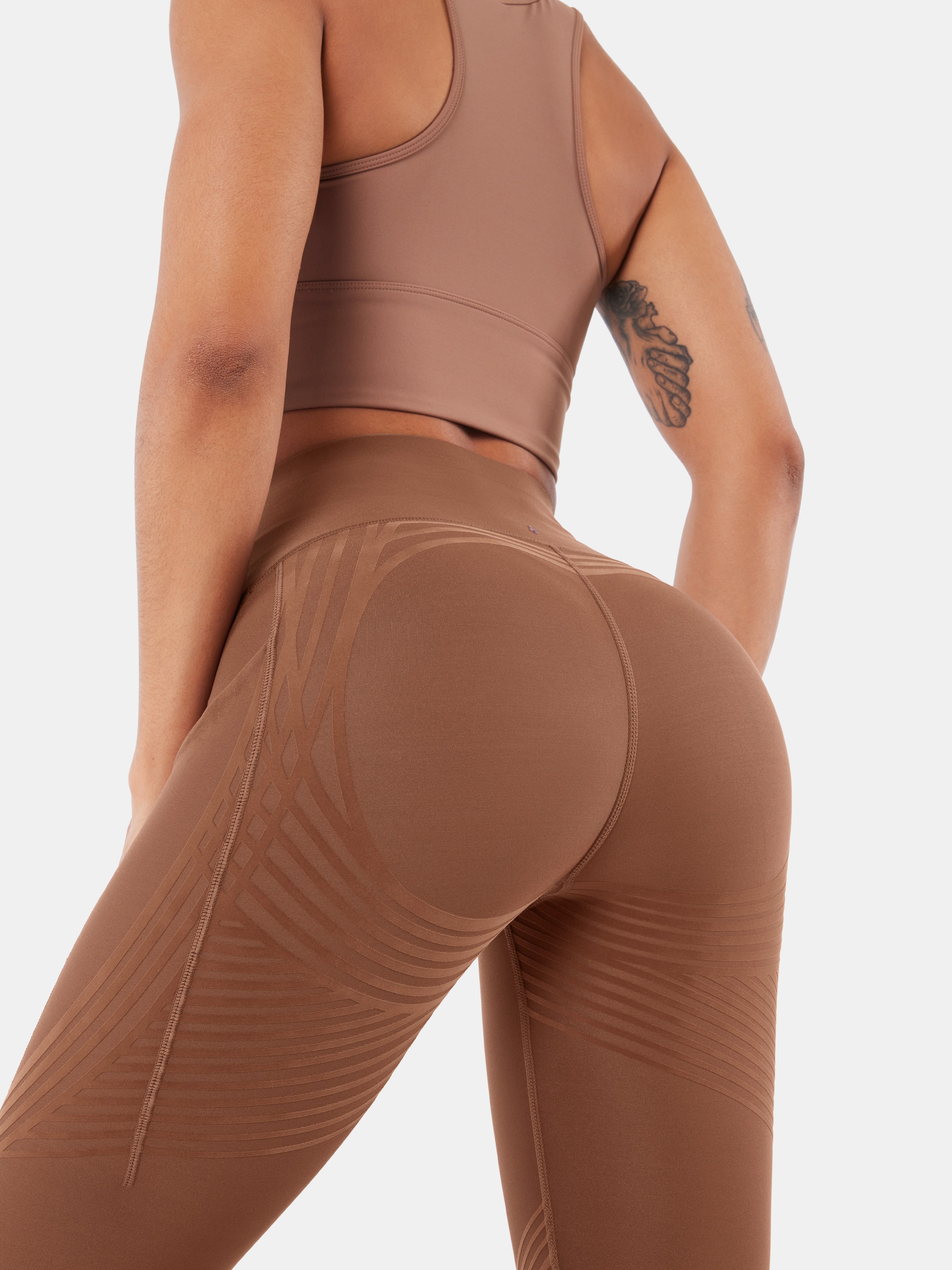 Body Sculpt Side Pocket 7/8 Leggings Clove