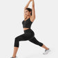 Body Sculpt Capri Leggings (Reversible Wear)