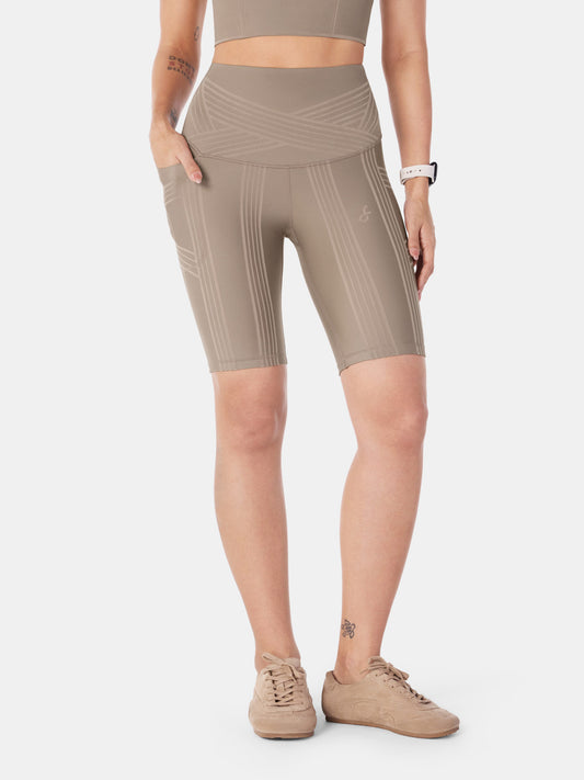 PowerBand Resistance 9" Biker Shorts (Reversible Wear)