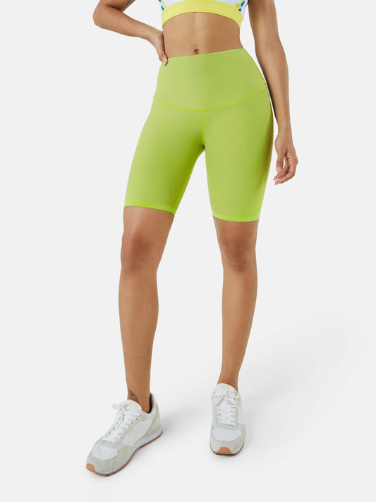 Body Sculpt 9" Biker Shorts Kiwi Green