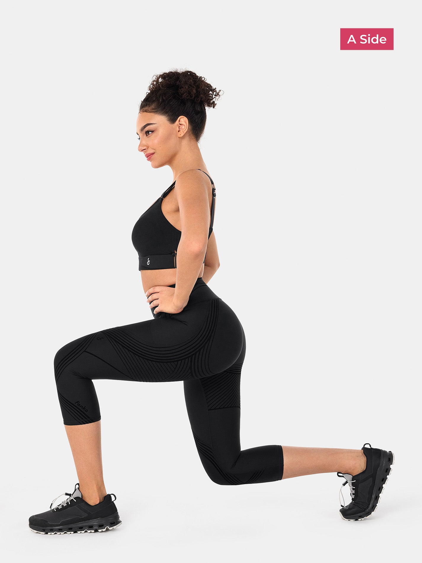 Body Sculpt Side Pocket Capri Leggings 2.0 (Reversible Wear)