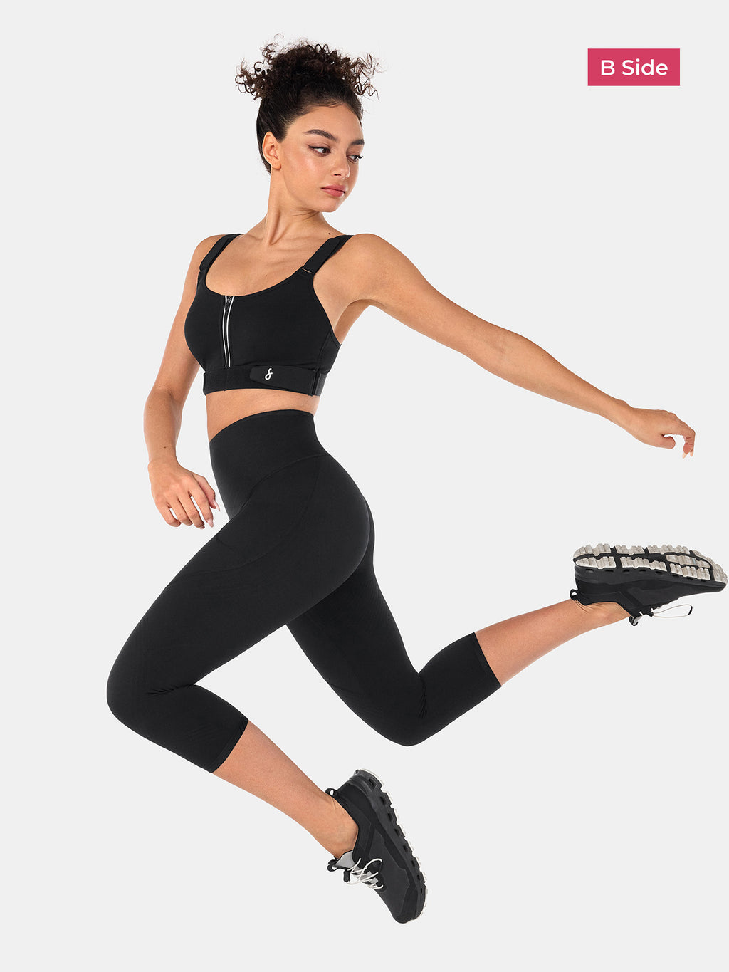 Body Sculpt Side Pocket Capri Leggings 2.0 (Reversible Wear)