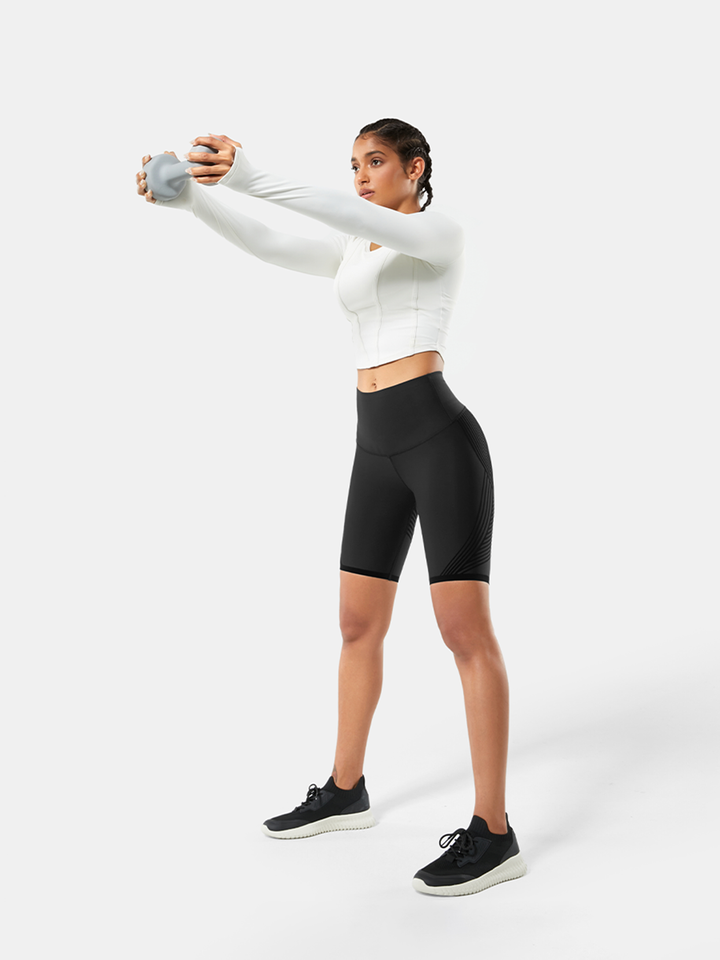 Body Sculpt 9" Biker Shorts (Reversible Wear)