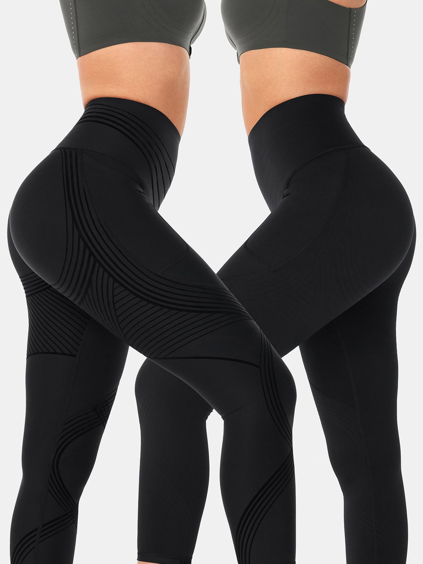 Body Sculpt Side Pocket 7/8 Leggings 2.0 (Reversible Wear)