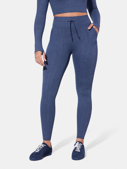 PowerBand Resistance Faux Denim Leggings