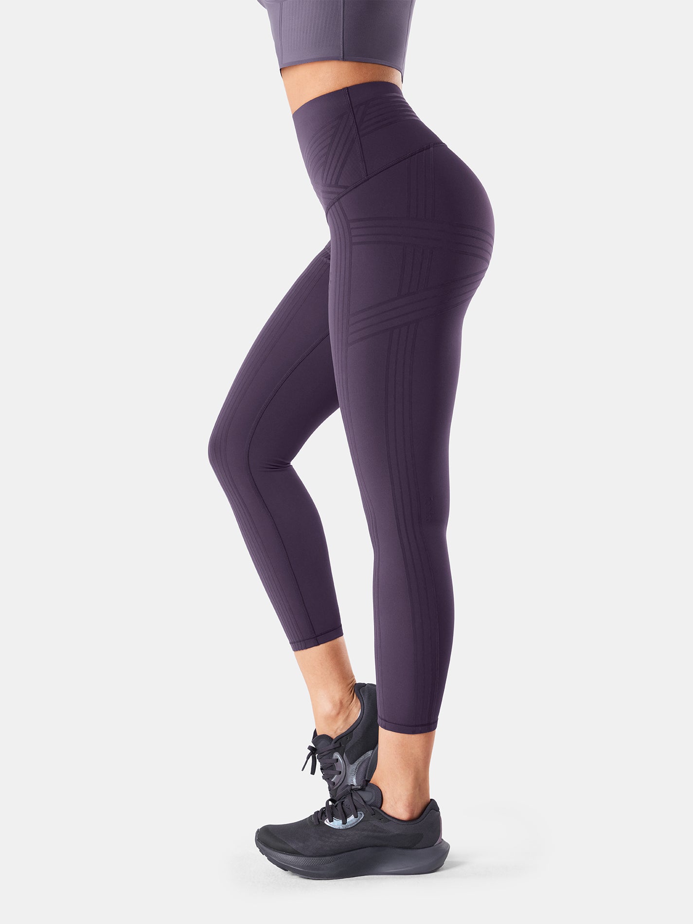 PowerBand Resistance 7/8 Leggings (Reversible Wear)