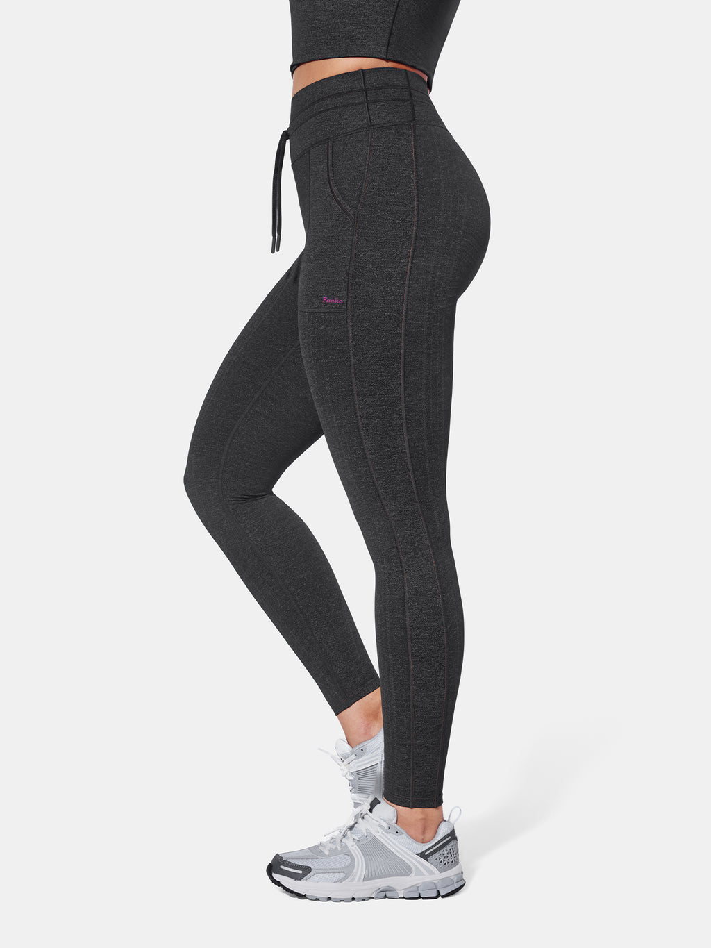PowerBand Resistance Faux Denim Leggings