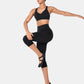 PowerBand Resistance Capri Leggings (Reversible Wear)