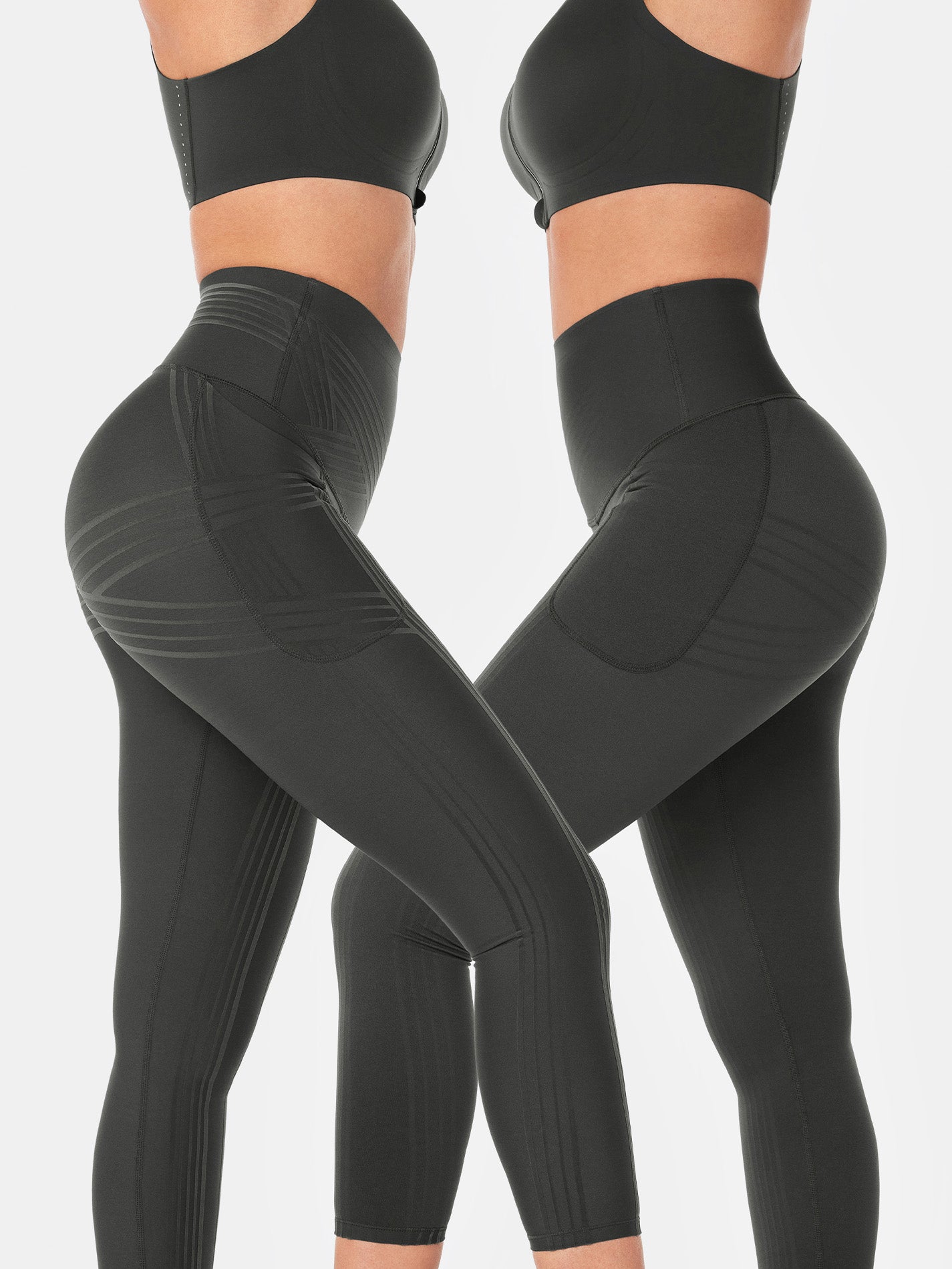 PowerBand Resistance 7/8 Leggings (Reversible Wear)