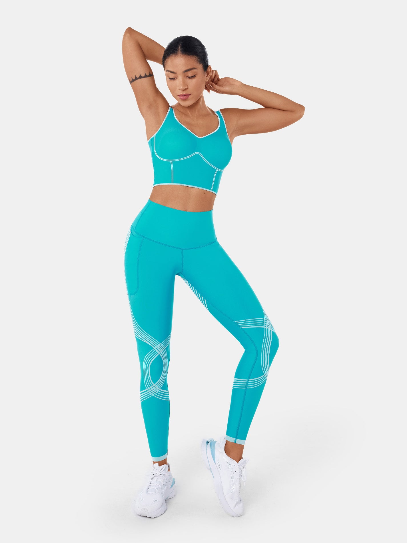 Body Sculpt Bra Tank Hawaii Blue/Wave