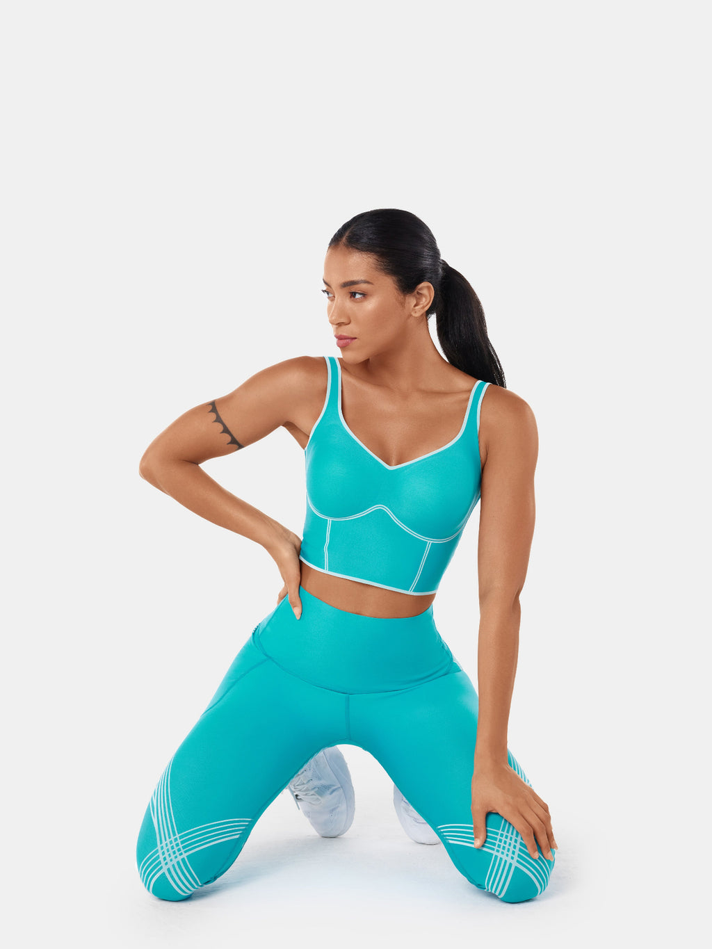 Body Sculpt Bra Tank Hawaii Blue/Wave