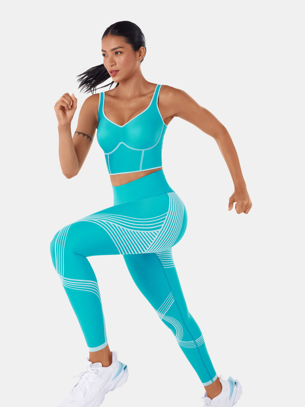 Body Sculpt Bra Tank Hawaii Blue/Wave