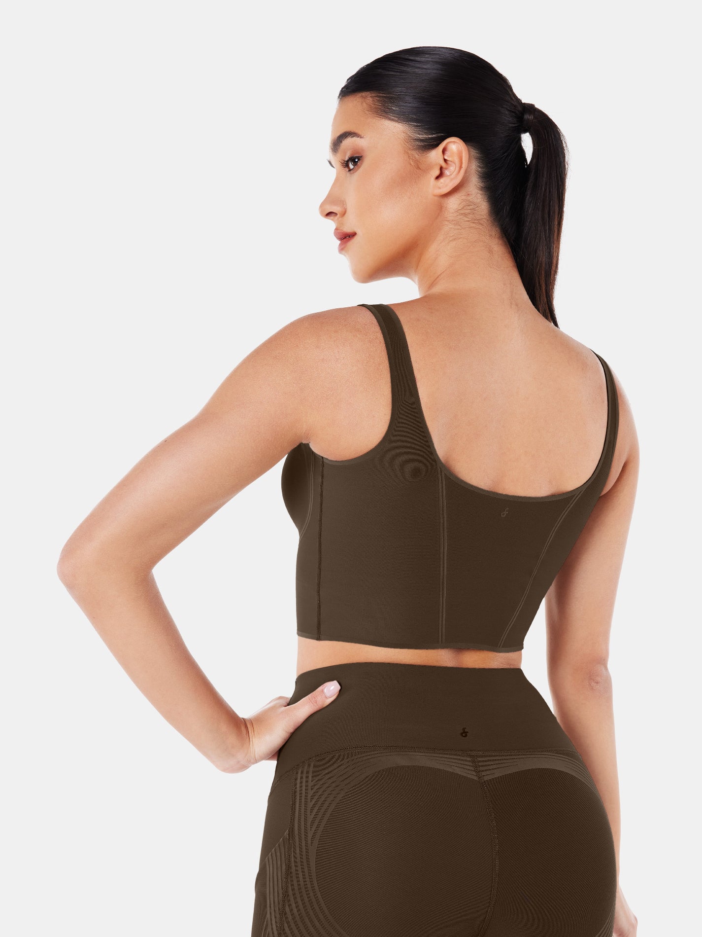 Body Sculpt Bra Tank Chocolate Brown