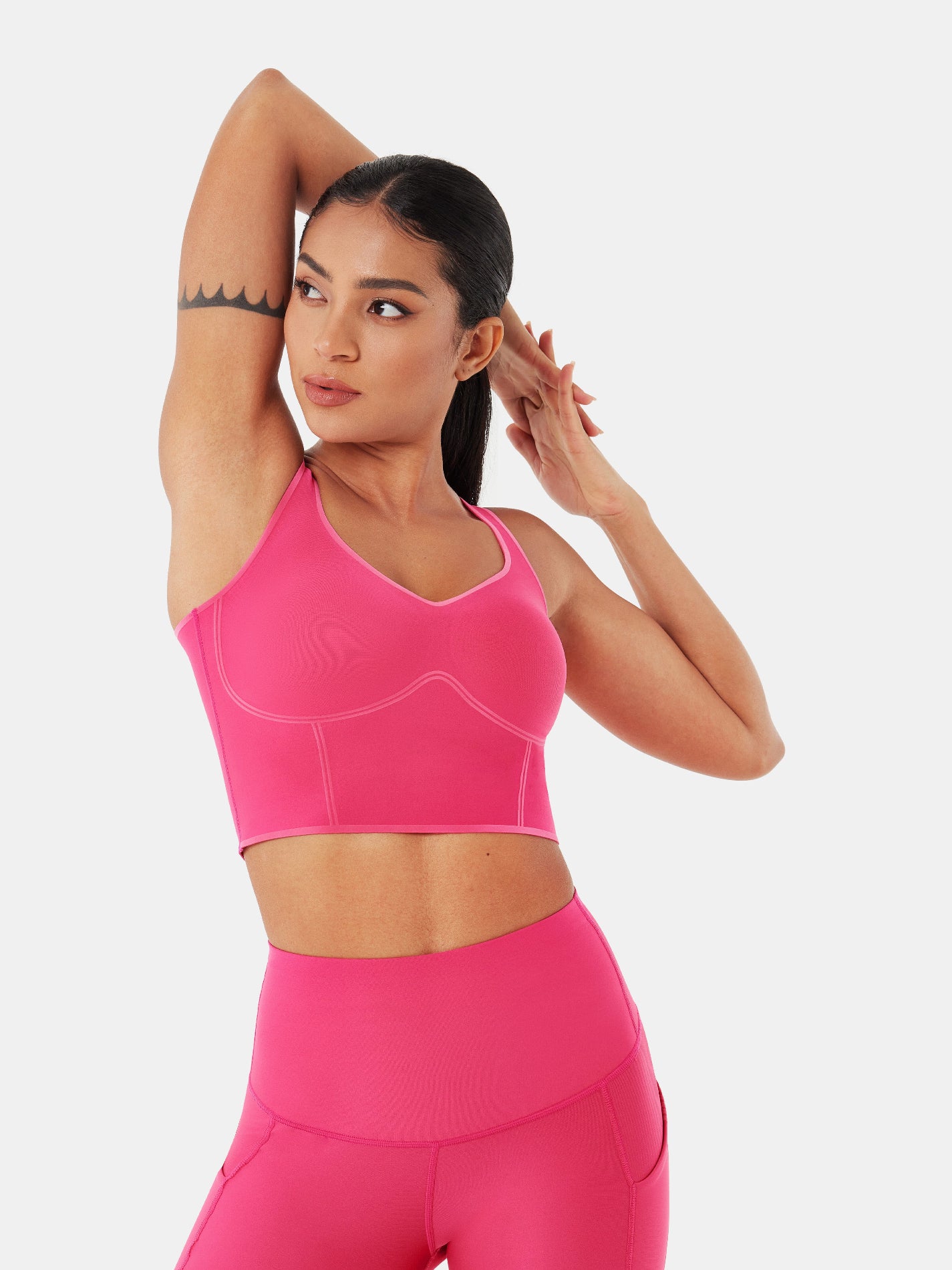 Body Sculpt Bra Tank Magenta