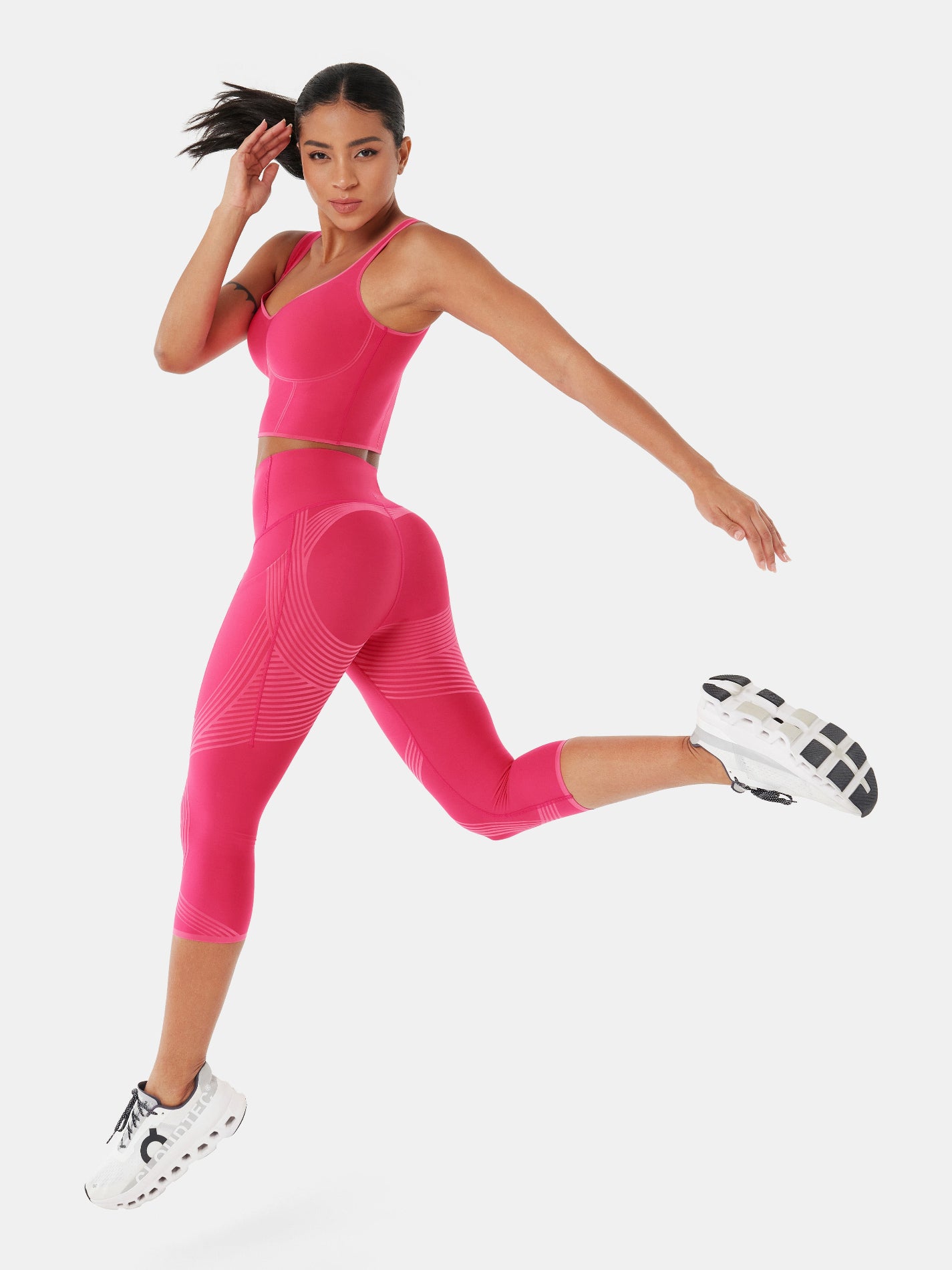 Body Sculpt Bra Tank Magenta