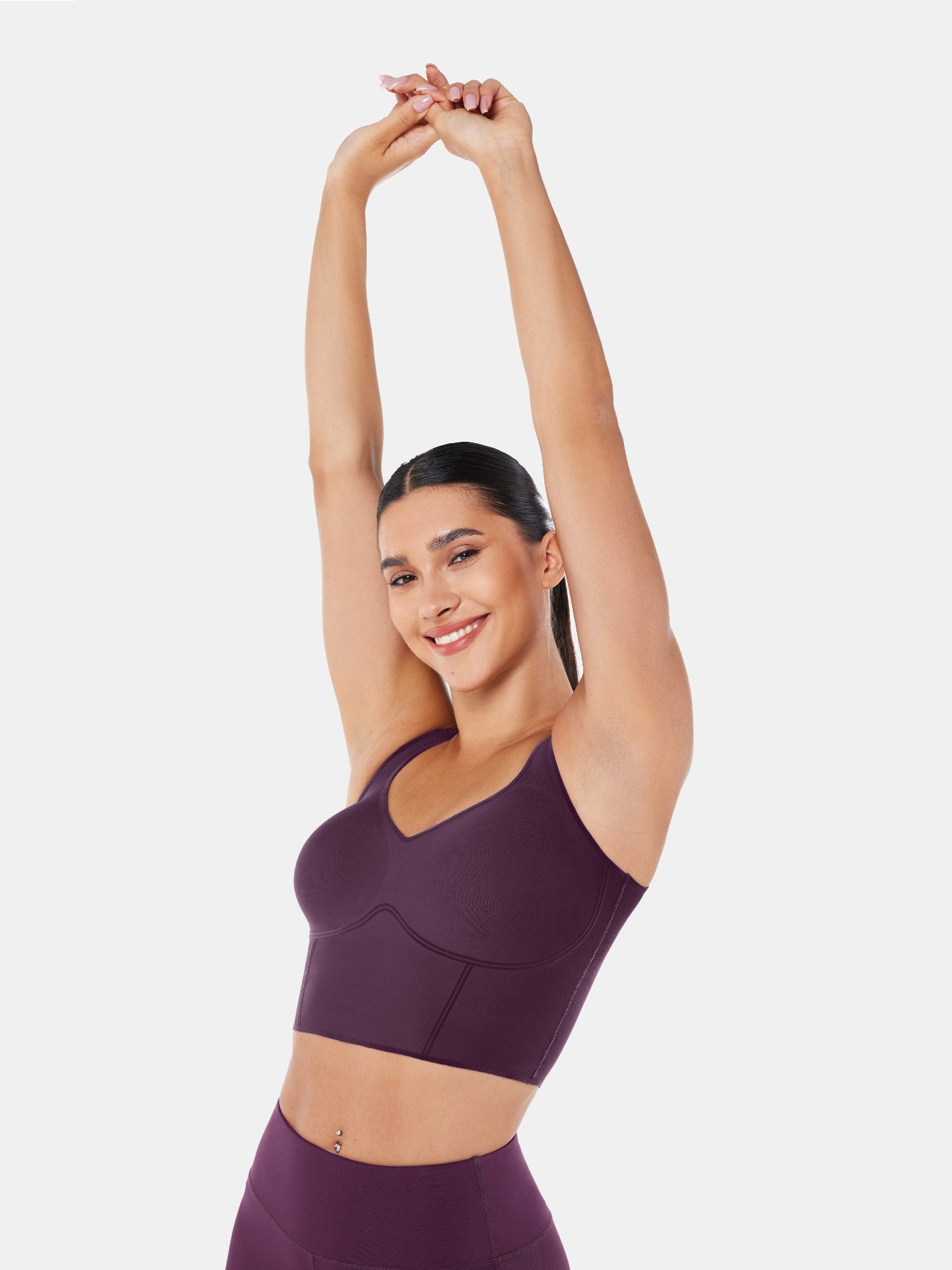 Body Sculpt Bra Tank Chocolate Brown