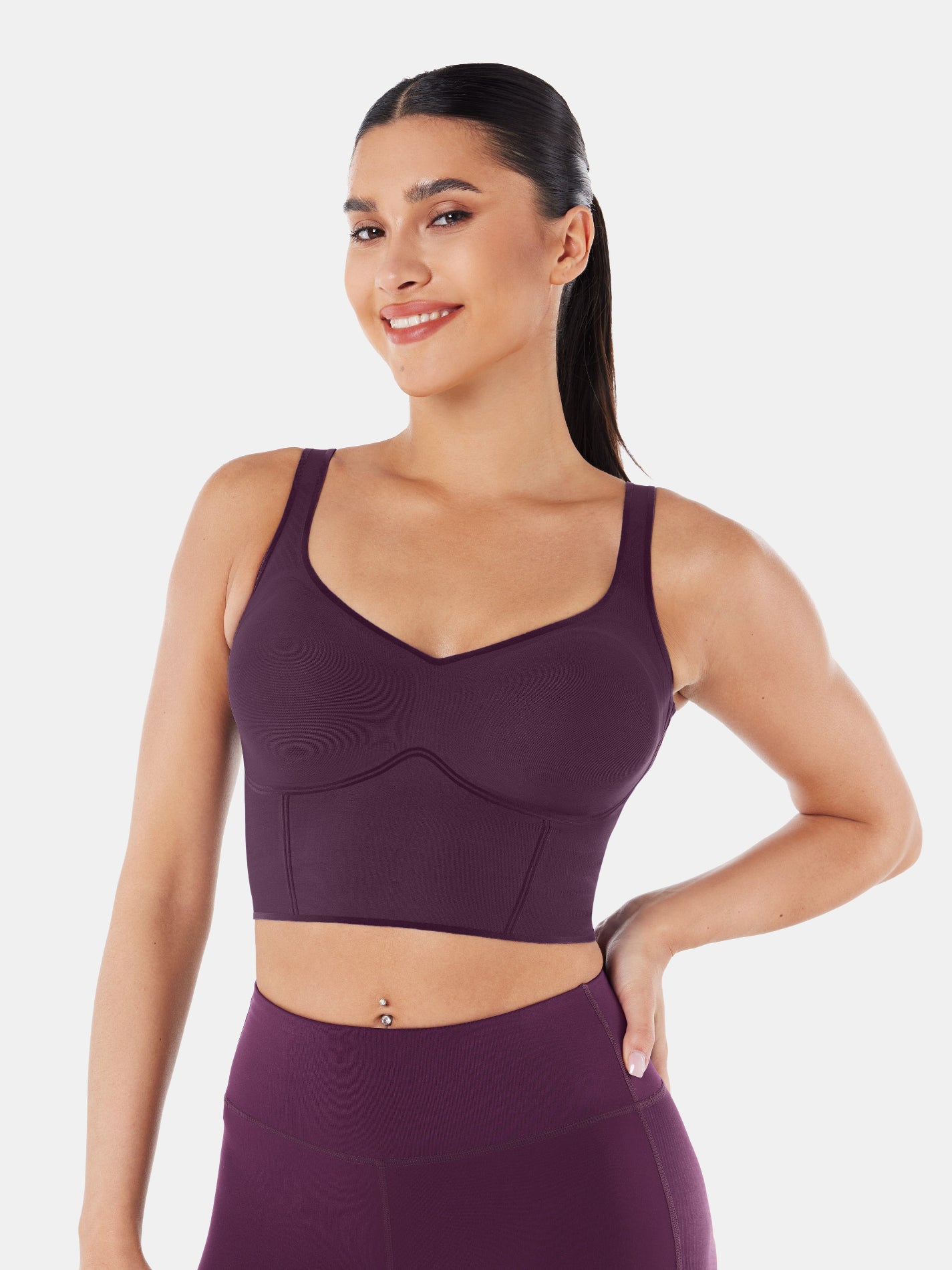 Body Sculpt Bra Tank Chocolate Brown