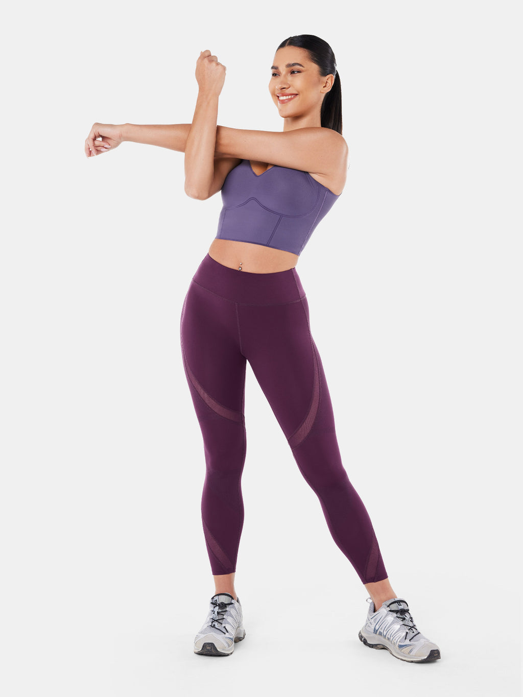 Body Sculpt Bra Tank Wineberry