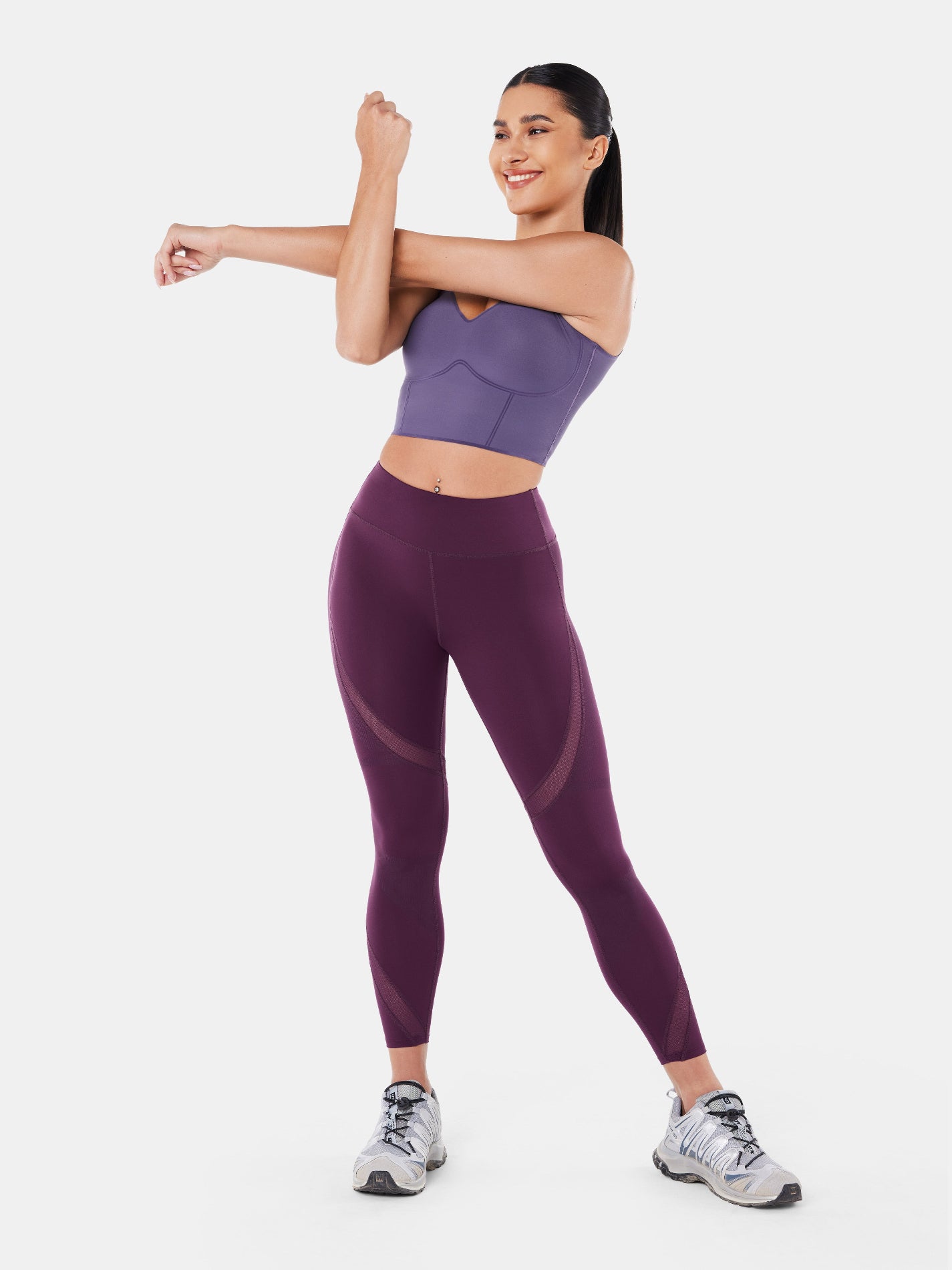 Body Sculpt Bra Tank Wineberry