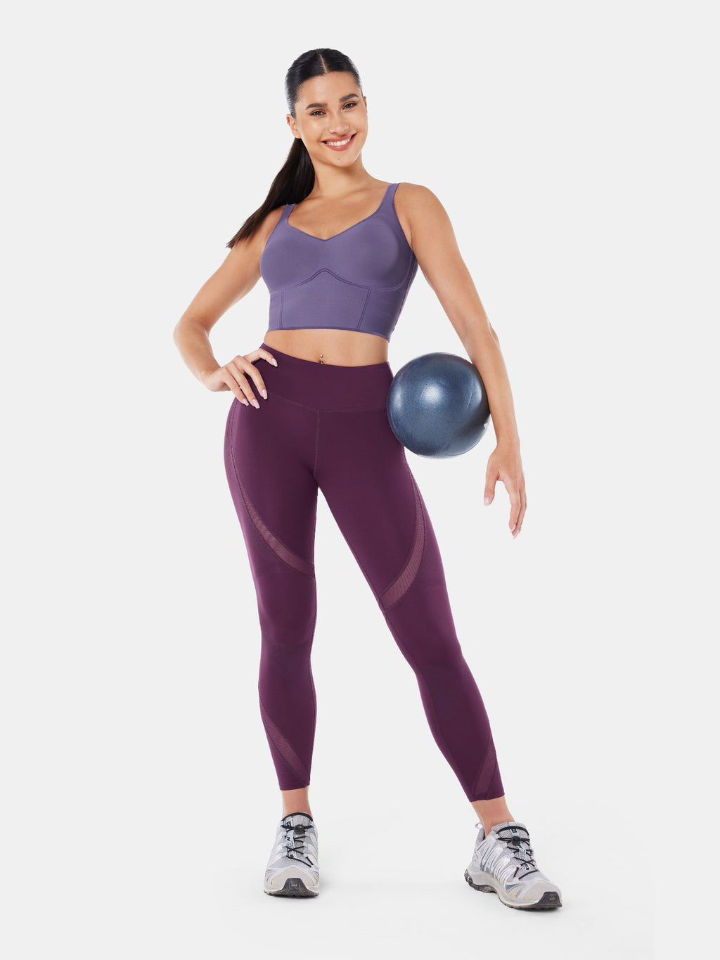Body Sculpt Bra Tank Wineberry