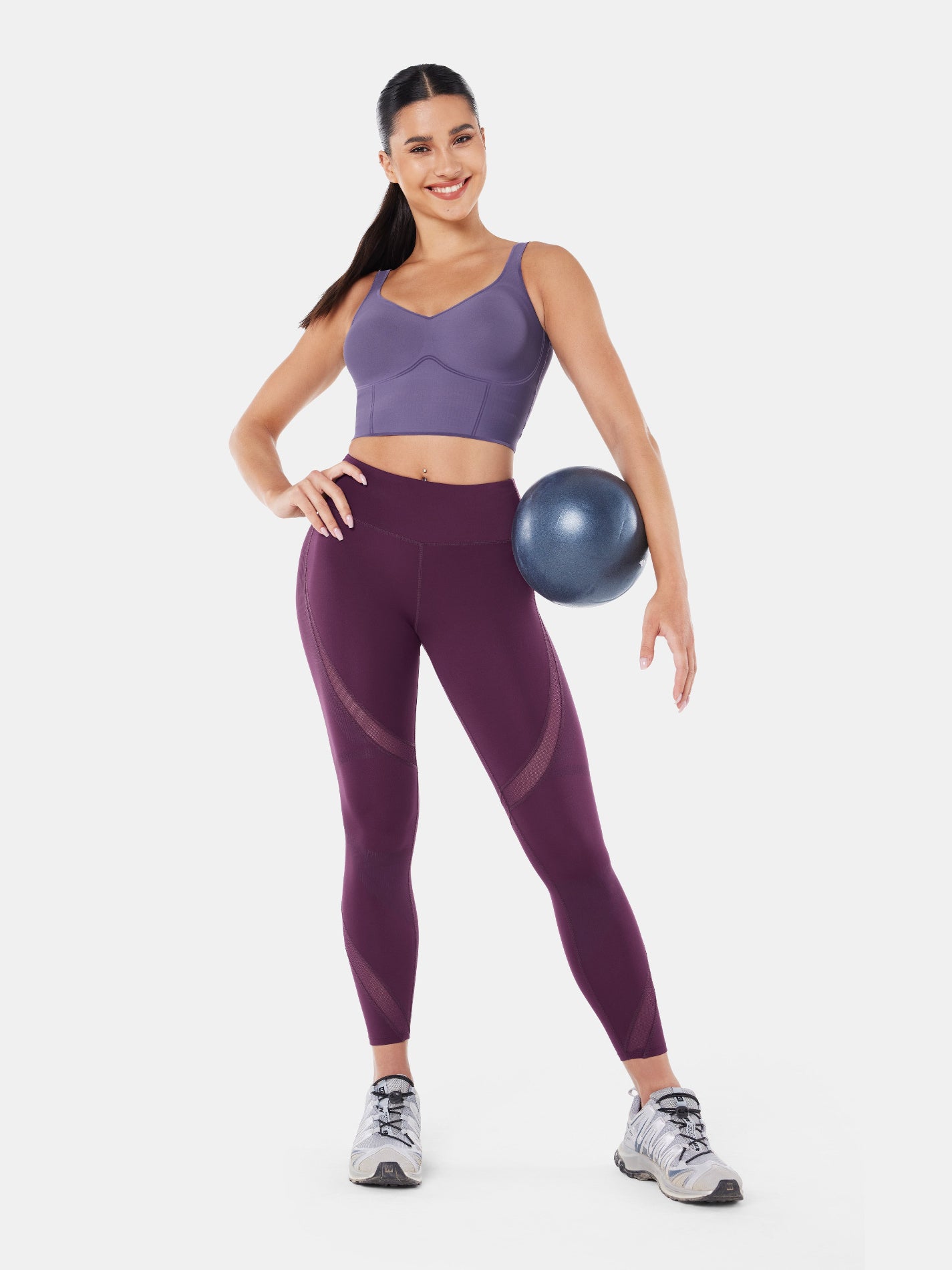 Body Sculpt Bra Tank Wineberry