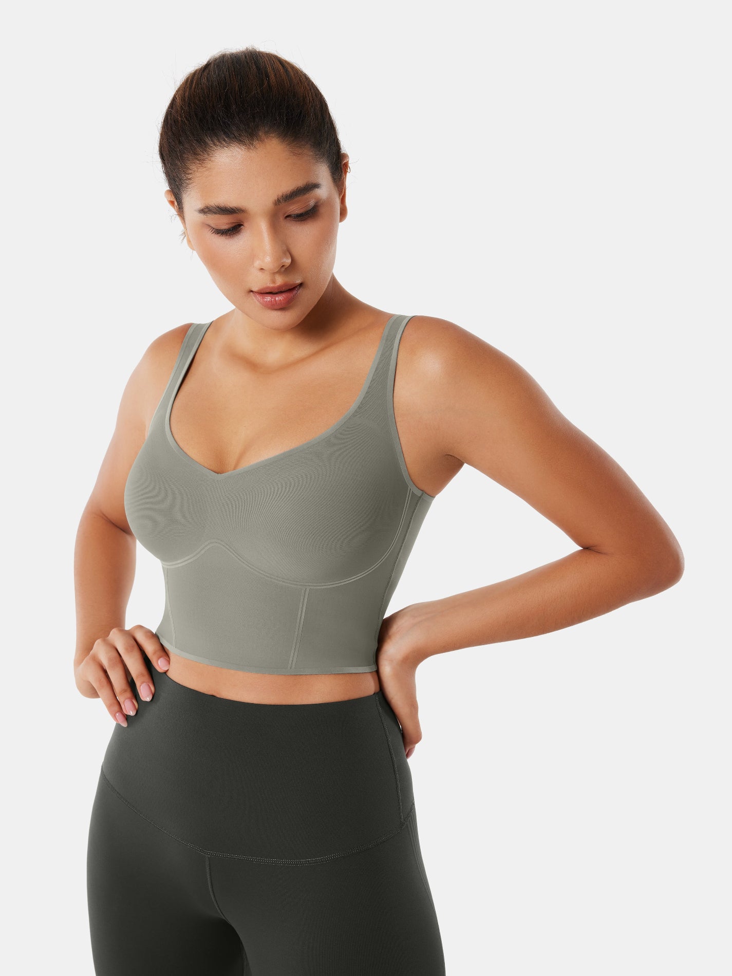 Body Sculpt Bra Tank Moon Mist
