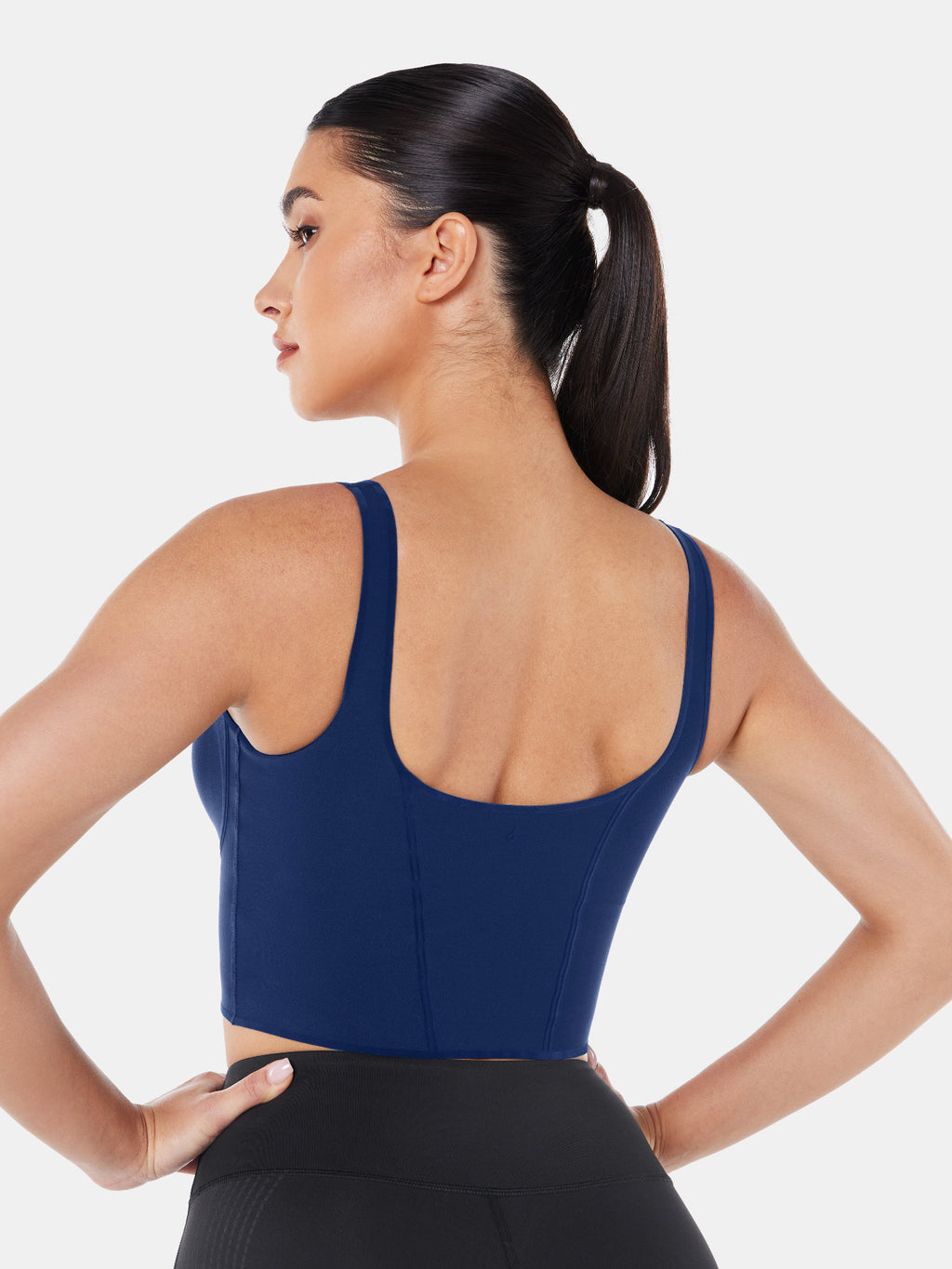 Body Sculpt Bra Tank Navy