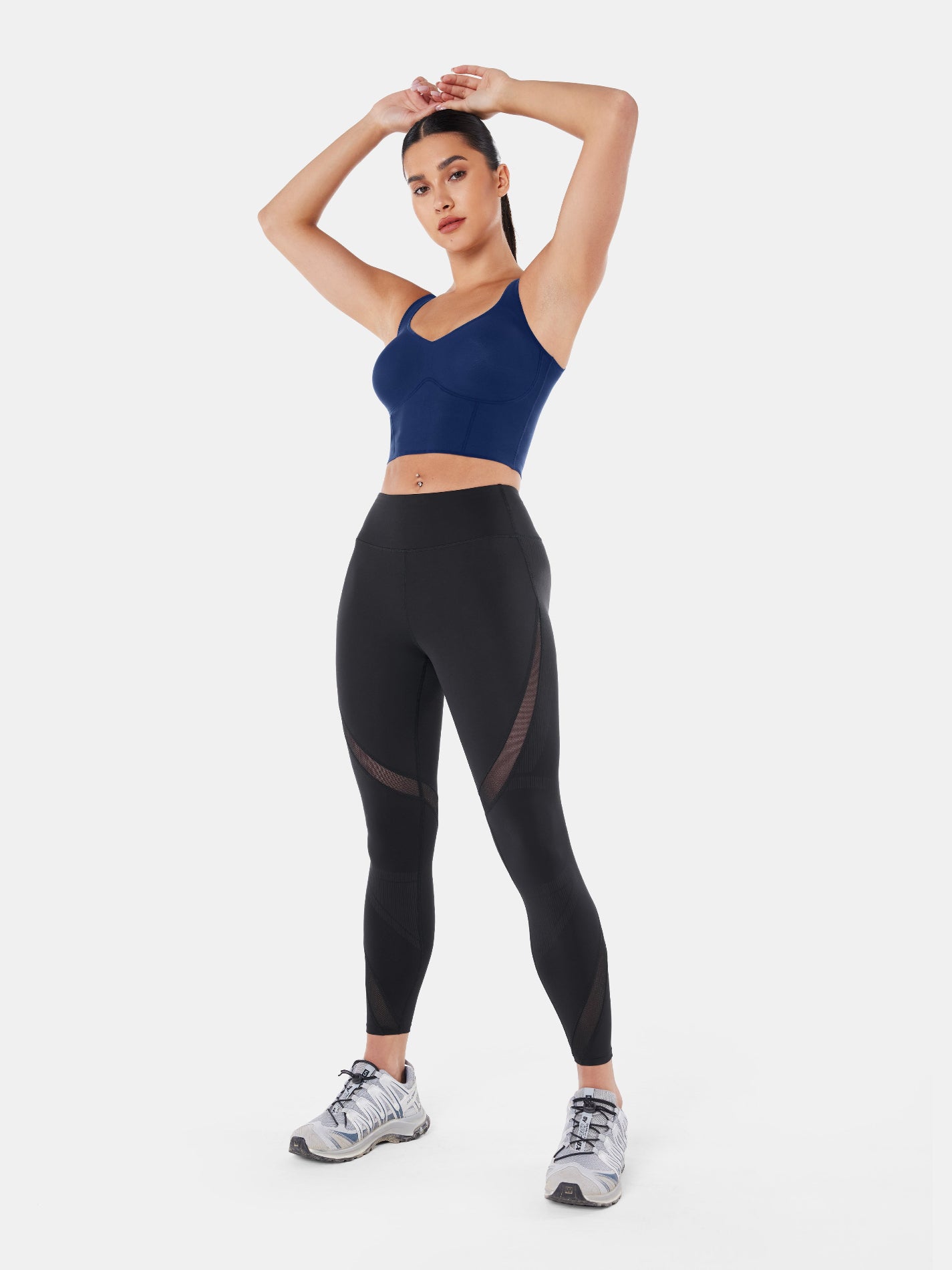 Body Sculpt Bra Tank Navy