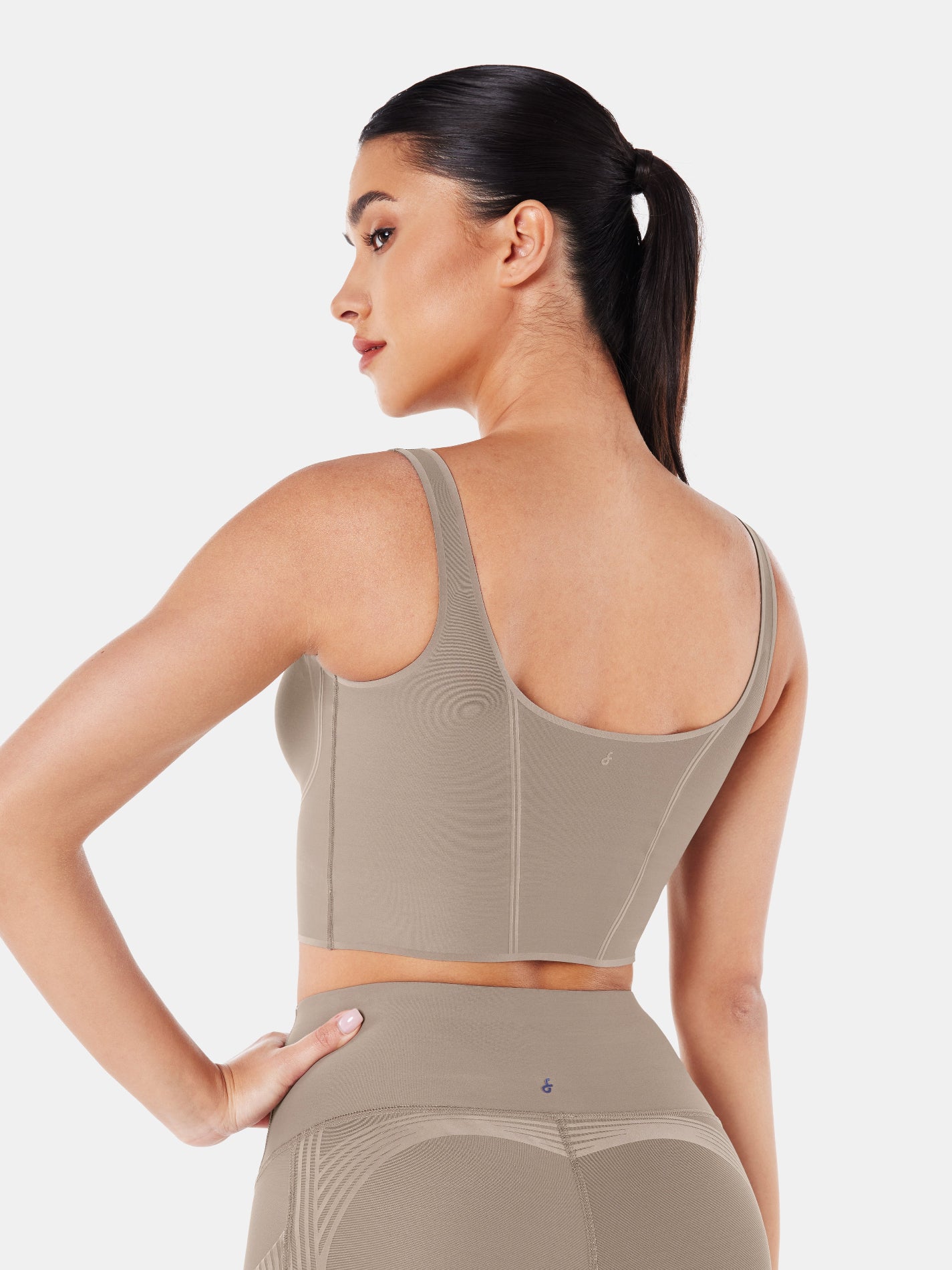 Body Sculpt Bra Tank Tan
