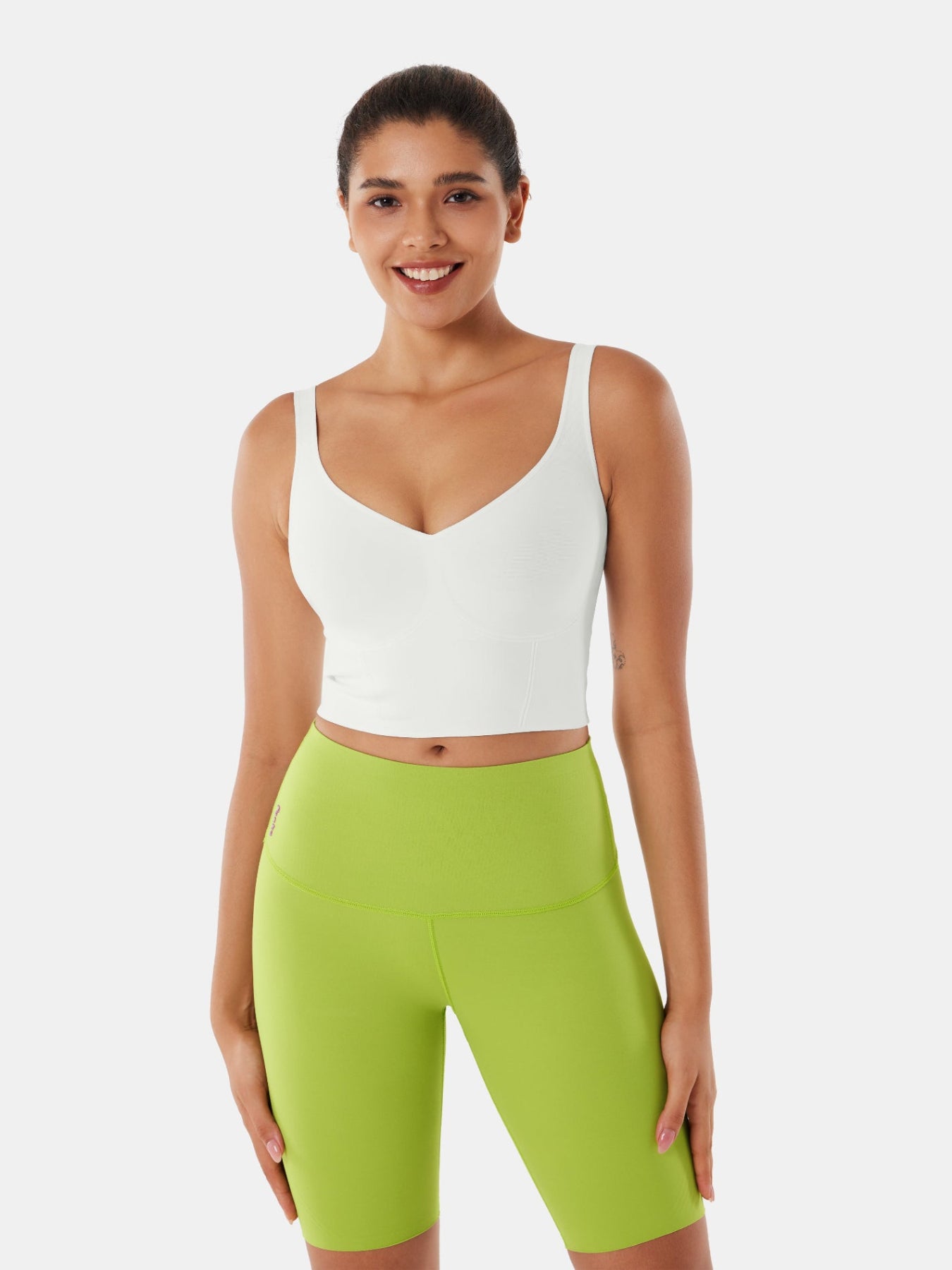 Body Sculpt Bra Tank White