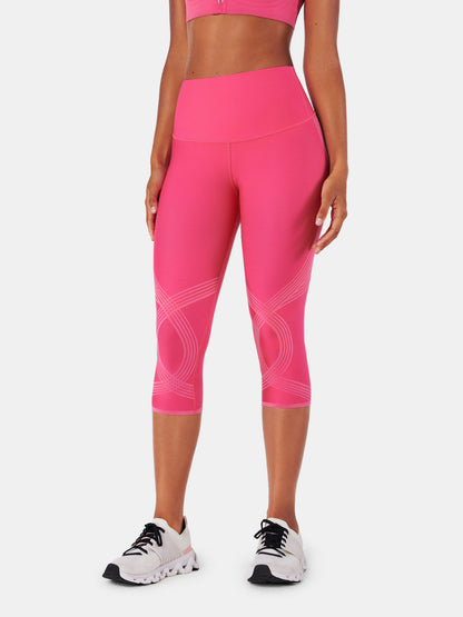 Body Sculpt Capri Leggings (Reversible Wear)