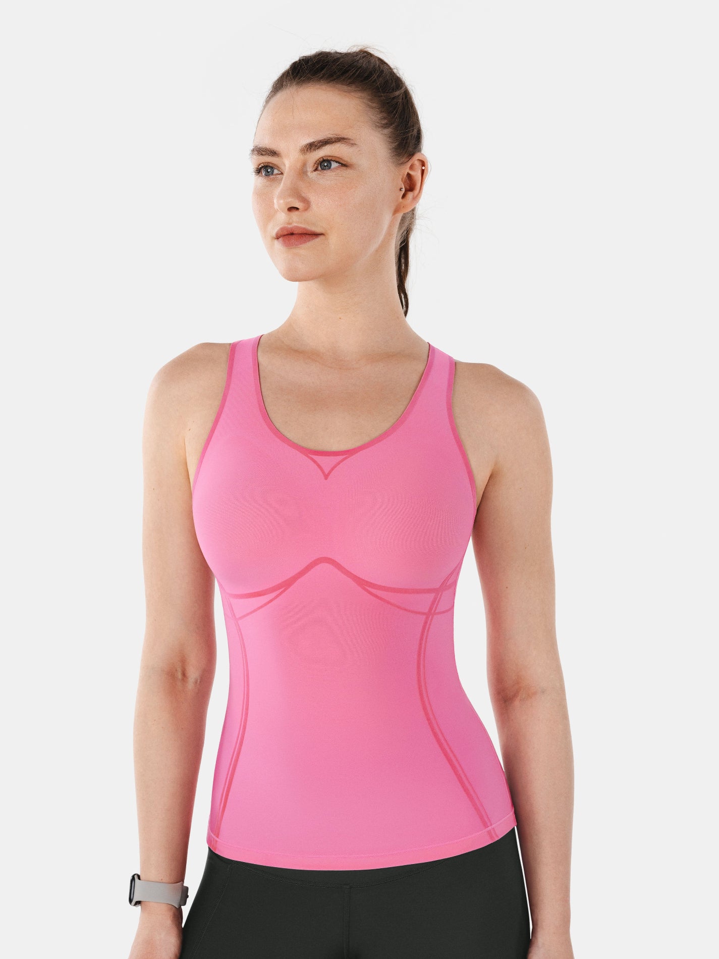 Body Sculpt Long Bra Tank, A-D Cups
